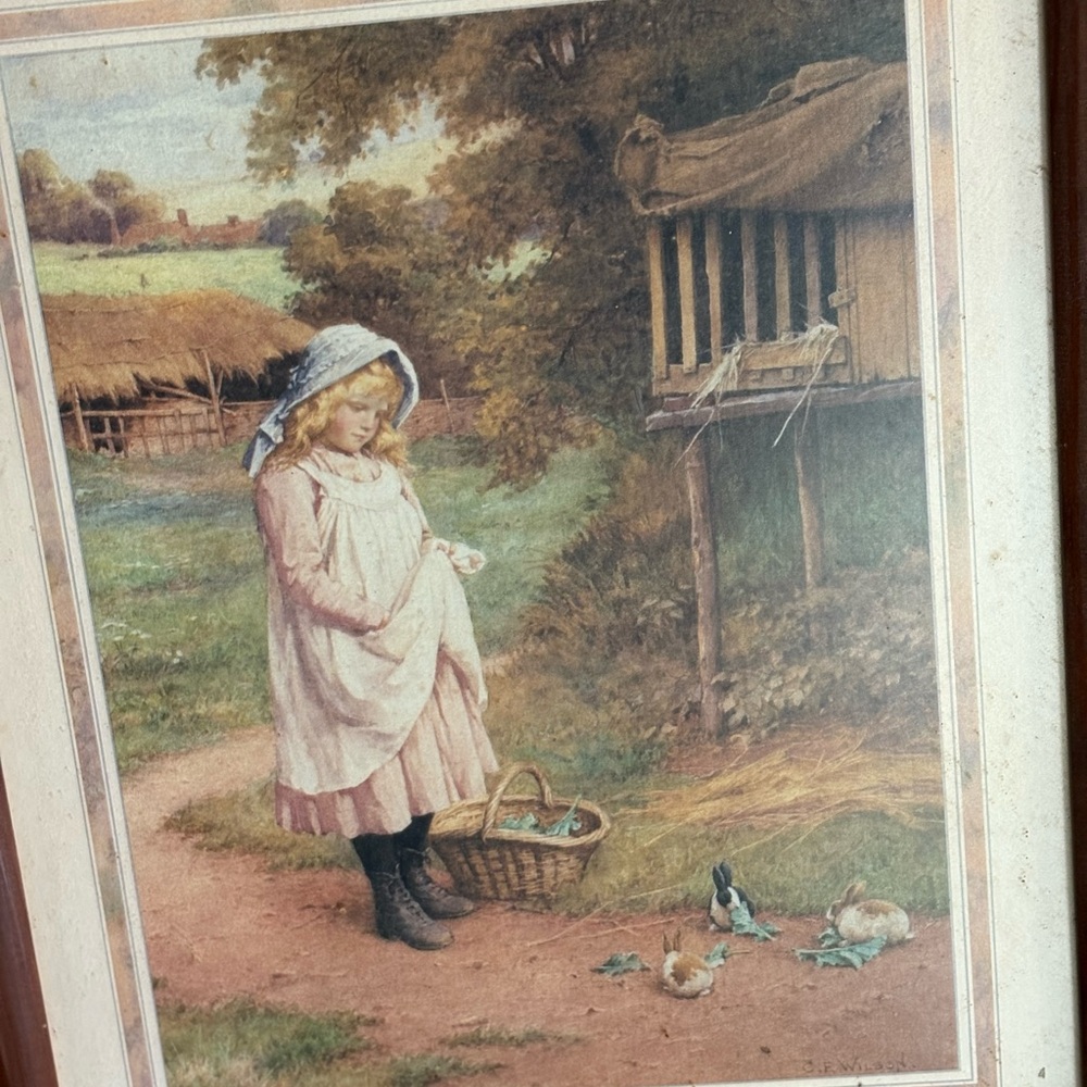 Charming Pastoral Scene Art Print